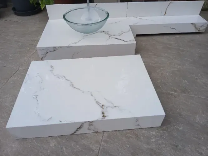 Lavatório branco 120x43