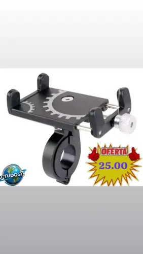 Suporte de celular para moto/bike alumínio