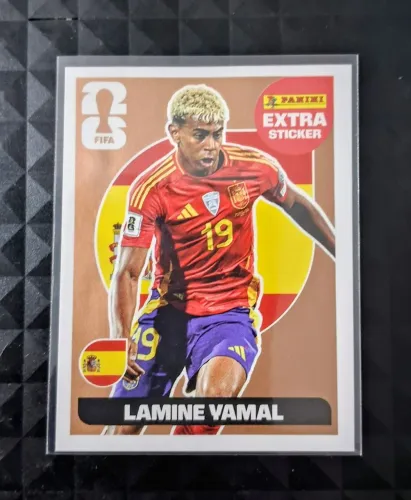 Lamine Yamal - versão Bronze Original Panini 2026