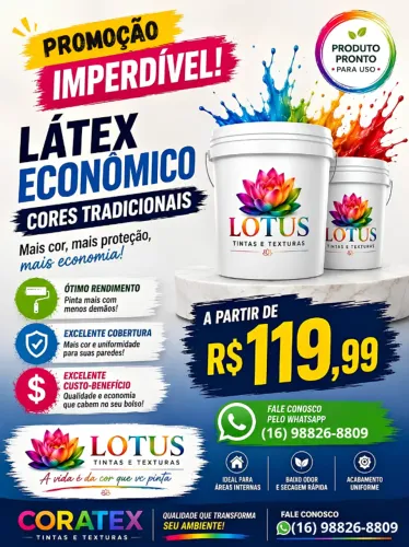 TINTA LATEX 3,6L - ENTREGA GRÁTIS