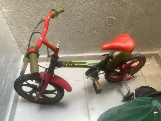 Bicicleta Caloi Power Rex Aro 16 seminova