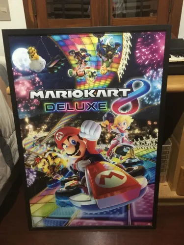Quadro Mario Kart 64 por 94 cm