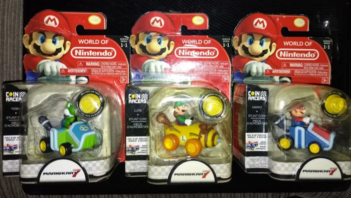 Coleção completa de Karts do Mario Kart 7 World of Nintendo 2014