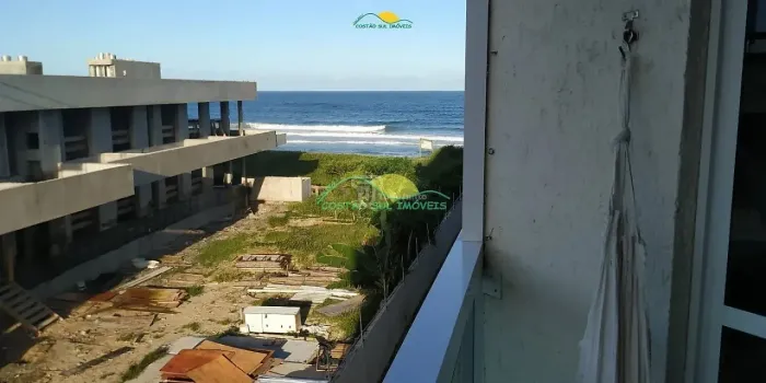 Apartamento financiável de 1 quarto no Condomínio Porto da Mares, Pé na Areia, Praia do Mo