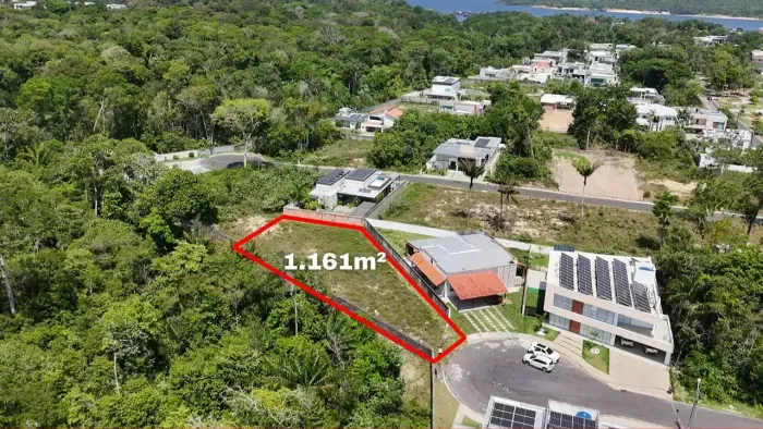 Lote Praia dos Passarinhos 1161m² Ponta Negra - Manaus - AM