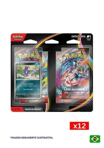 Case Blister Quádruplo Caos Ascendente Pokémon TCG