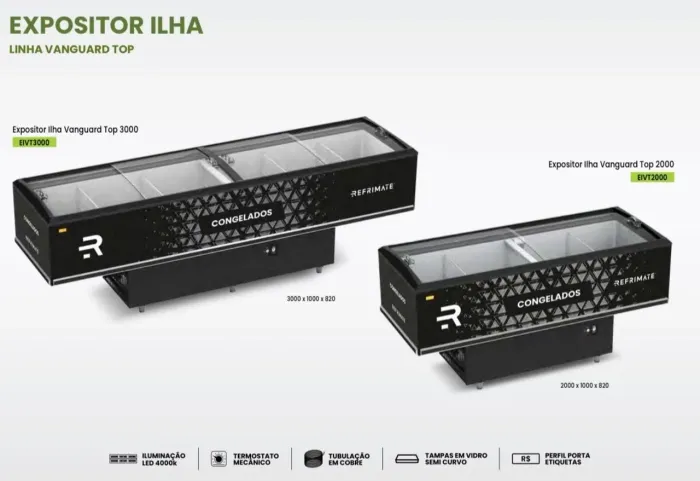 Ilha para congelados Refrimate