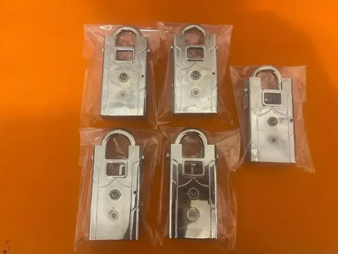 lote com 5 Cadeado Bluetooth Blindado - Controle Acesso Sem Chave Sera4