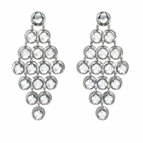 Brinco de cristal Zara novo