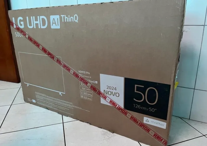 Smart 50? LG 4k inteligência artificial UHD Wi-Fi NOVA LACRADA NA CAIXA