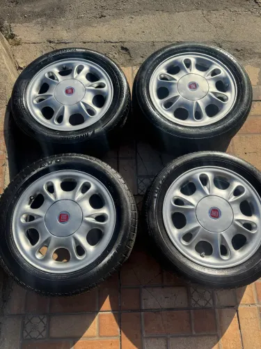 Rodas Aro 15 Fiat Gotas marea pneus 