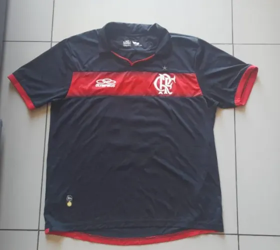 Camisa  Flamengo 2011 G n10 - Olympikus - Preta