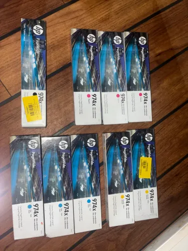 Cartuchos originais HP PageWide 974X Cada por R$ 150,00