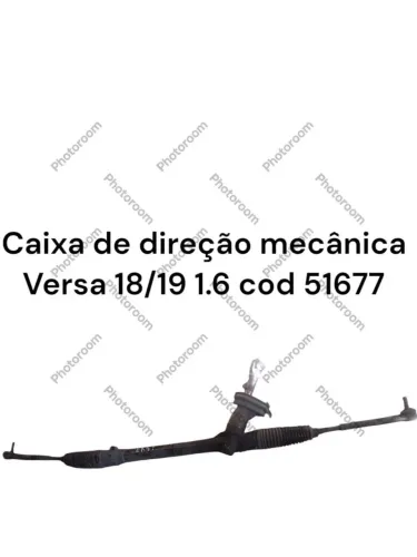 Caixa de direção mecânica versa 18/19