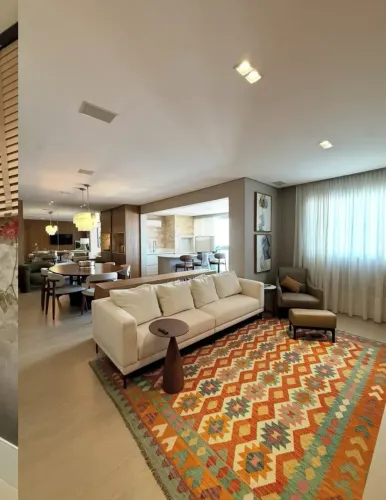 Le Champ | Mobiliado, 156m², 3 Suítes, Andar Alto, Sol da Manhã e 2 Vagas Soltas- Cuiabá-M
