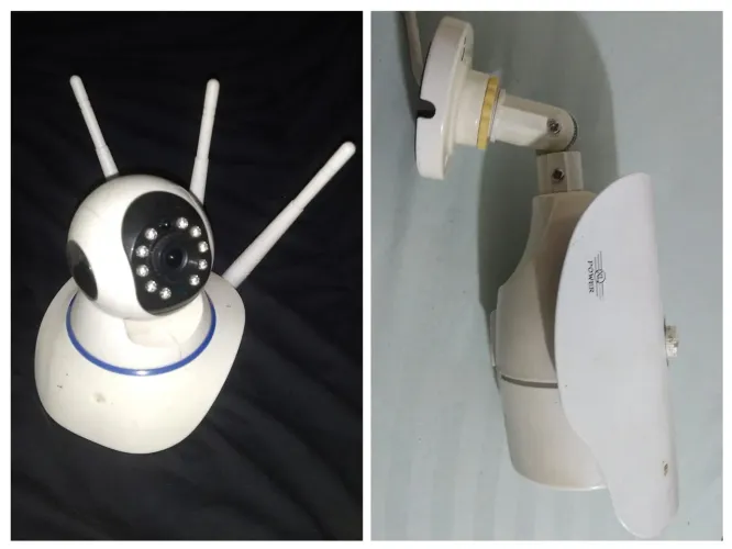 KIT 2 CÂMERAS COM ÁUDIO 