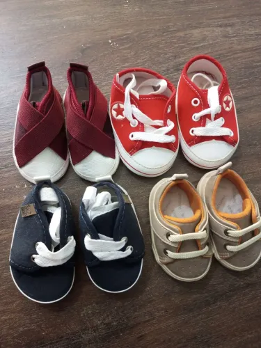Kit de sapatos de bebê 