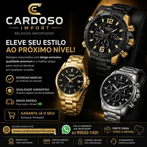 Relógio Masculino para Moda Masculino