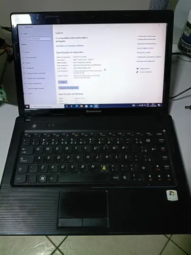REPASSE - NOTEBOOK LENOVO G475, 6GB RAM DDR3, WINDOWS 10 - LEIA