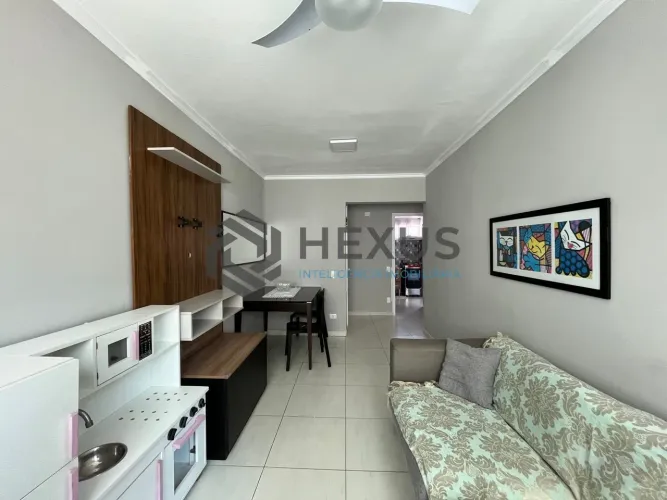 Apartamento reformado e mobiliado na Praia das Asturias, Guaruja