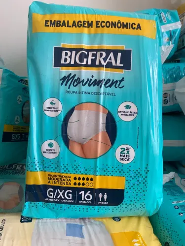 Fraldas geriátricas BIGFRAL TAMANHO G