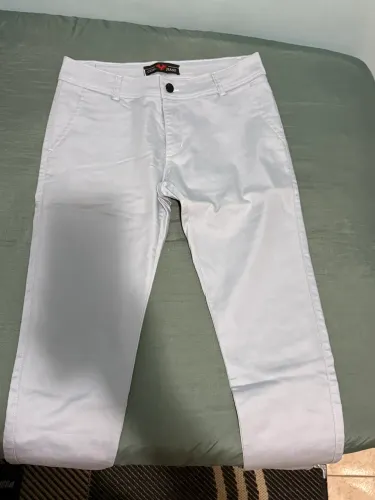 Calça de Alfaiataria Masculina Azul Tamanho 46