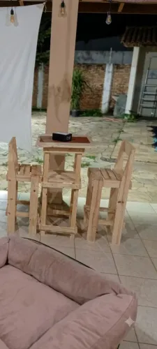 Mesas e cadeiras bistro