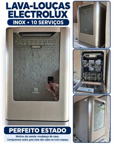 Lava-louças 10 serviços - Eletrolux -110v - perfeita