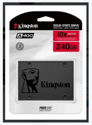 SSD Kingston 240 GB Sata Iii 2.5 Novo Lacrado!