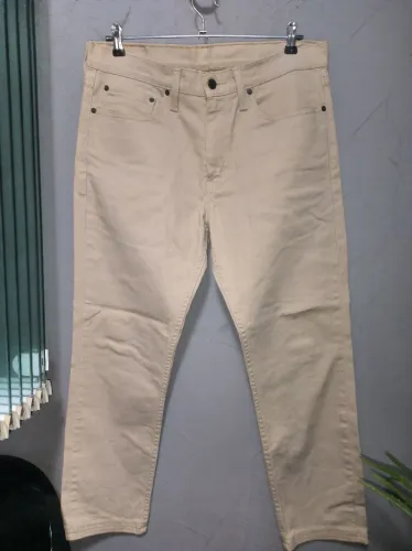 Calça Jeans Levi's Bege Tam. 44 