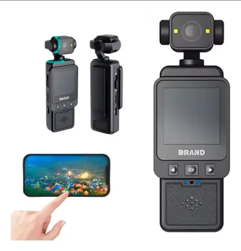 Câmera De Ação Wifi 1080p Mini Gravador Esportivo Portátil Preto