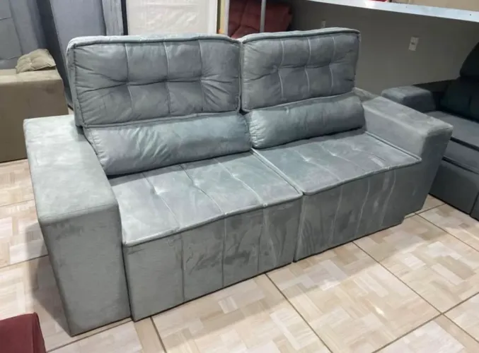 Sofá Retrátil e Reclinável 2.20m NOVO ( Direto da Fábrica )