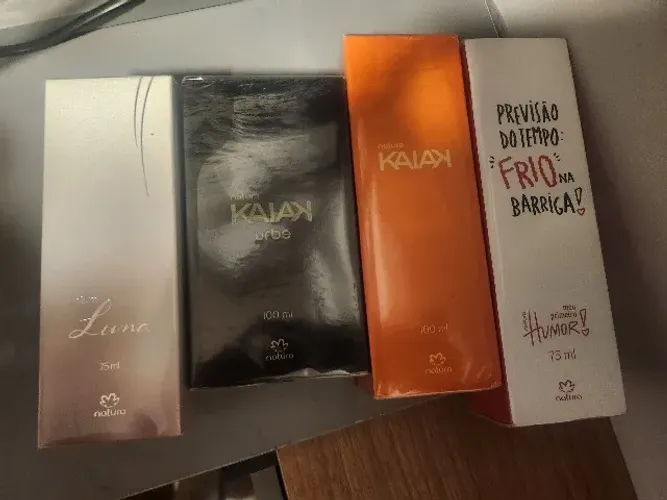 Perfumes Natura, Kayak, Luna, Urbe e Kayak Humor