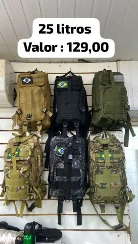 Mochila tática 25 litros - ENT GRÁTIS
