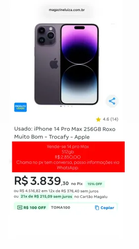 iPhone 14 Pro Max -512gb
