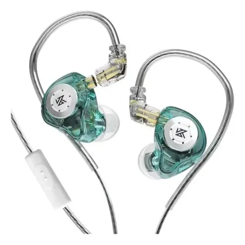Fone KZ EDX Pro X com Microfone Original - Som Hi-Fi Graves Potentes