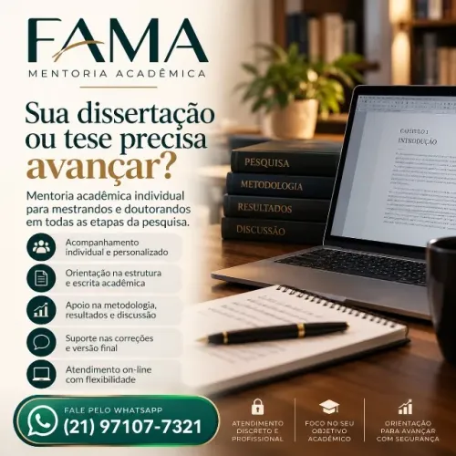 Mentoria Acadêmica On-line para Mestrado, Doutorado e TCC
