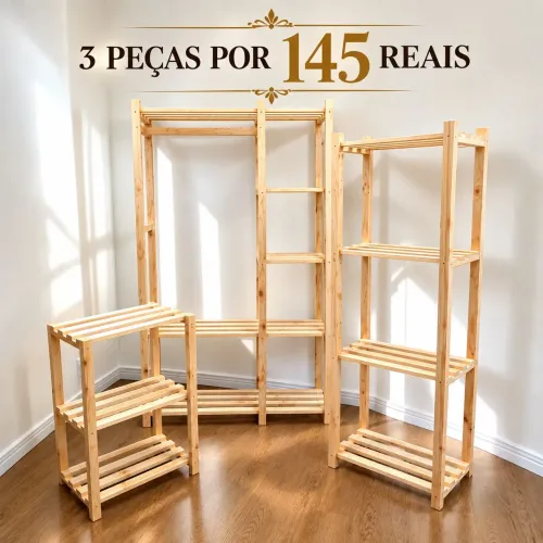 3 PEÇAS POR 145 REAIS