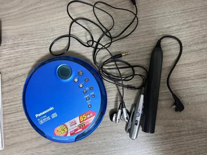 Discman Cd Player Panasonic Sl-sx430lb-s Portátil Stereo Mp3 - Impecável