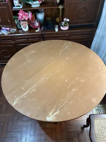 Conjunto móveis Carrara mesa e cadeiras