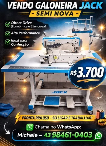Máquina de Costura Galoneira direct drive