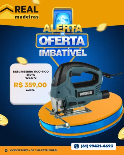 PROMOÇÃO! TICO-TICO 850W