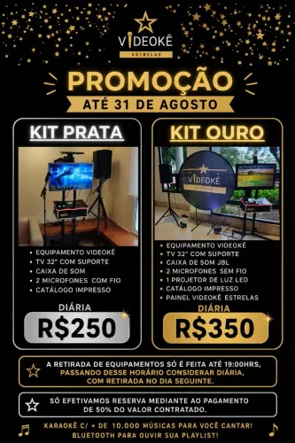 Locação de videokê karaokê