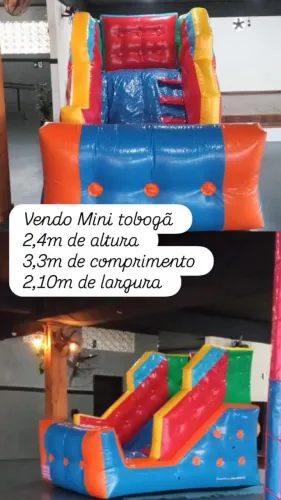 Mini tobogã inflável!!