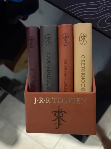 Box Livros Couro Senhor dos Anéis