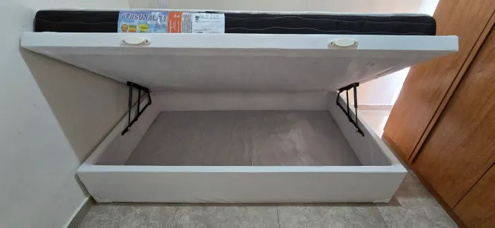 BOX BAU SOLTEIRÃO COM COLCHÃO