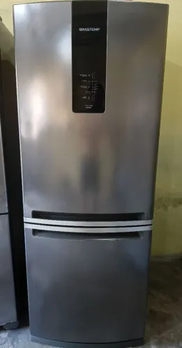 Geladeira Brastemp Frost Free inox semi nova