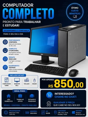 Computador Dell Completo