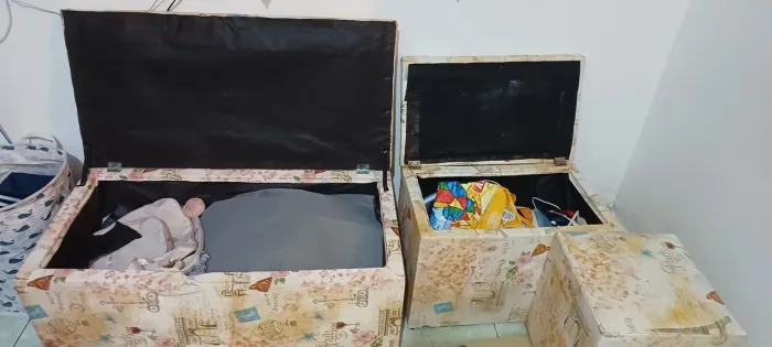 Kit de puff baú