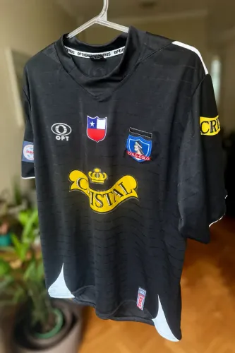 Camisa Colo-Colo 2005/2006 Original Cristal Preta Tamanho G - Relíquia de Coleção